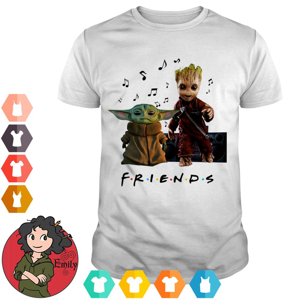 Baby Yoda and Baby Groot Friends TV show shirt, hoodie, sweater