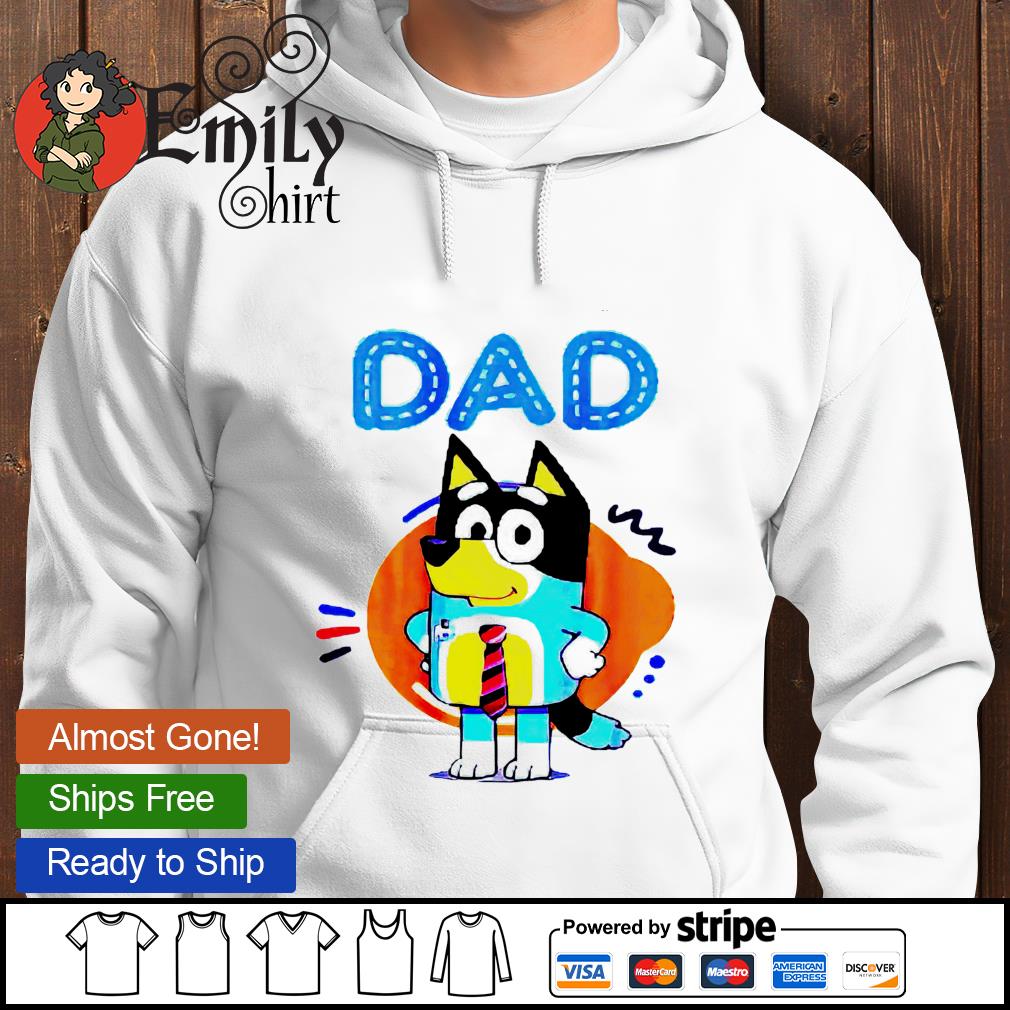 Official Bluey dad cant stop dancing for father day shirt – Emilytees