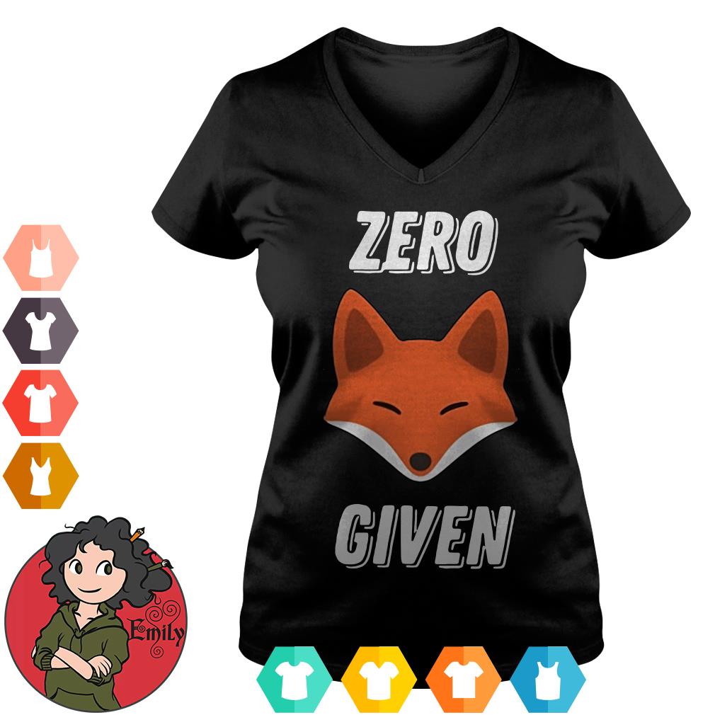 zero fox given shirt