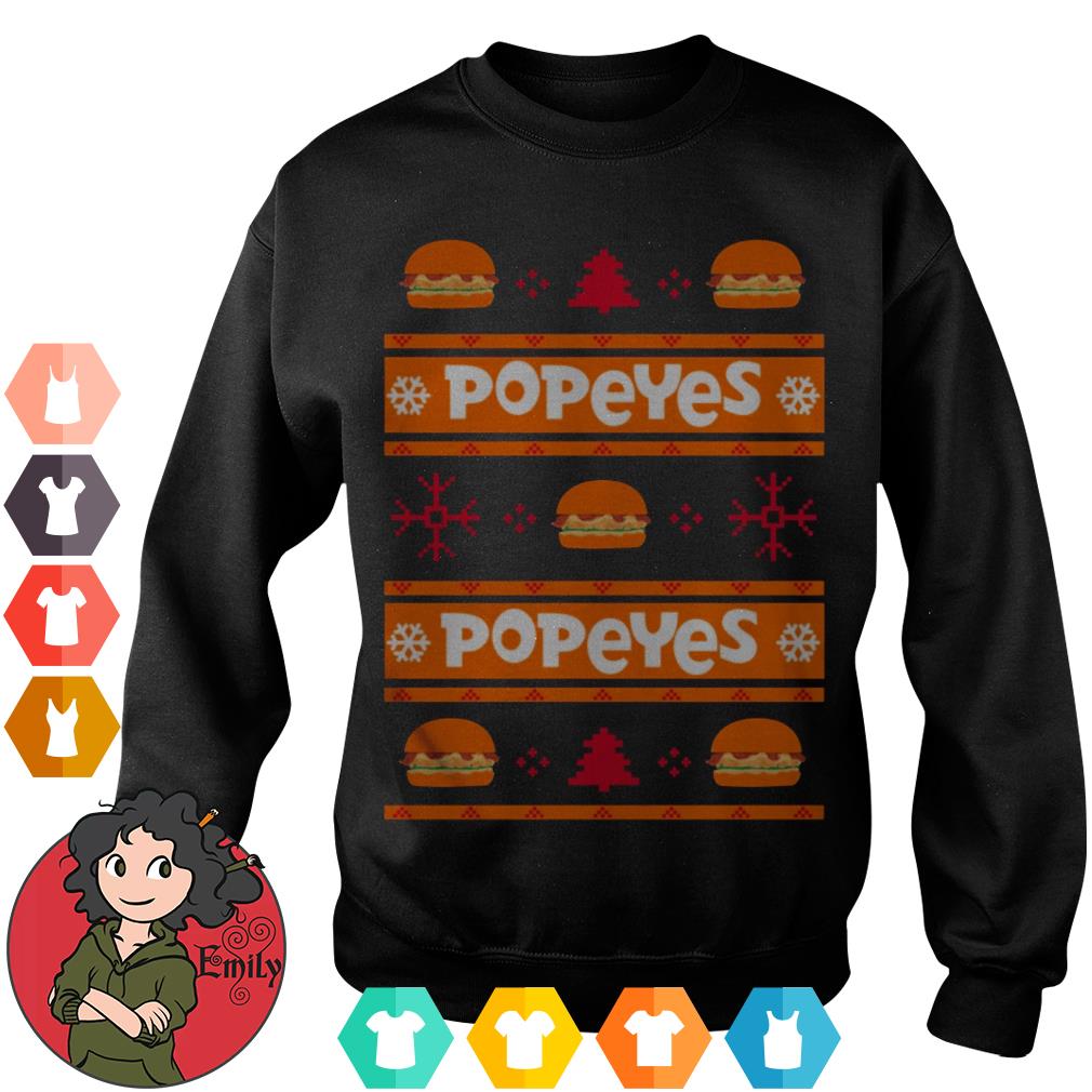 popeyes ugly sweater