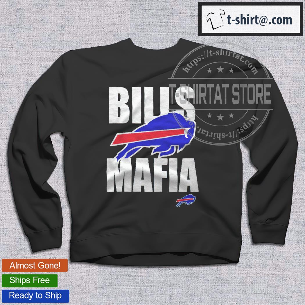 Tops, Black Red And Blue Buffalo Bills Bills Mafia Sweatshirt Hoodie