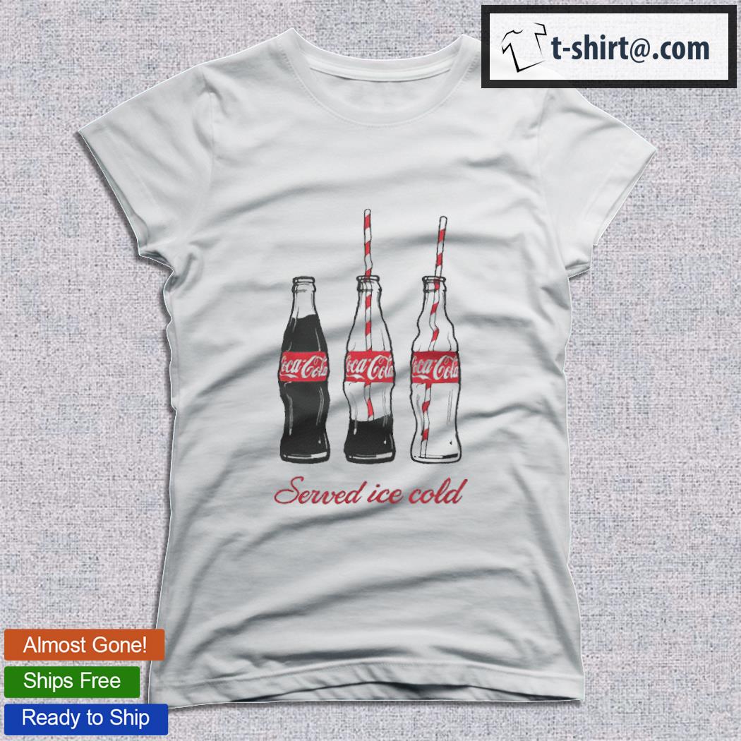 Coca Cola served ice cold T shirt Emilytees Shop trending