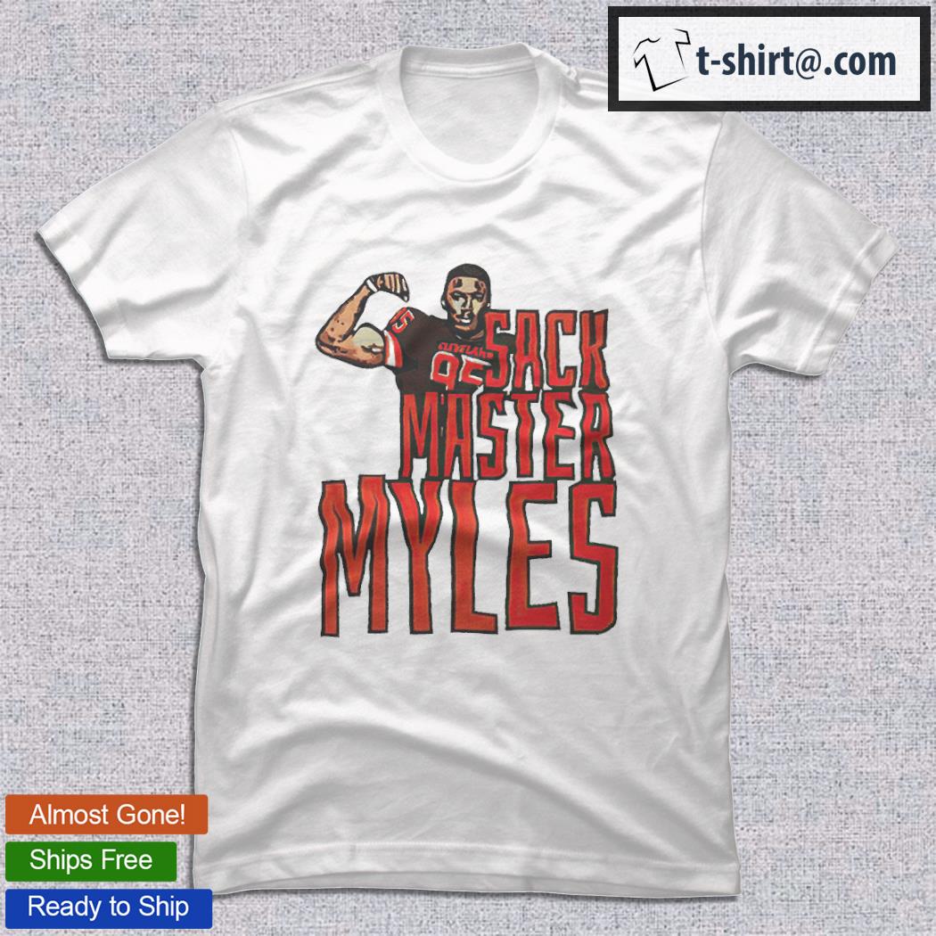 Sack Master Myles Garrett Cleveland Browns Shirt - High-Quality Printed  Brand