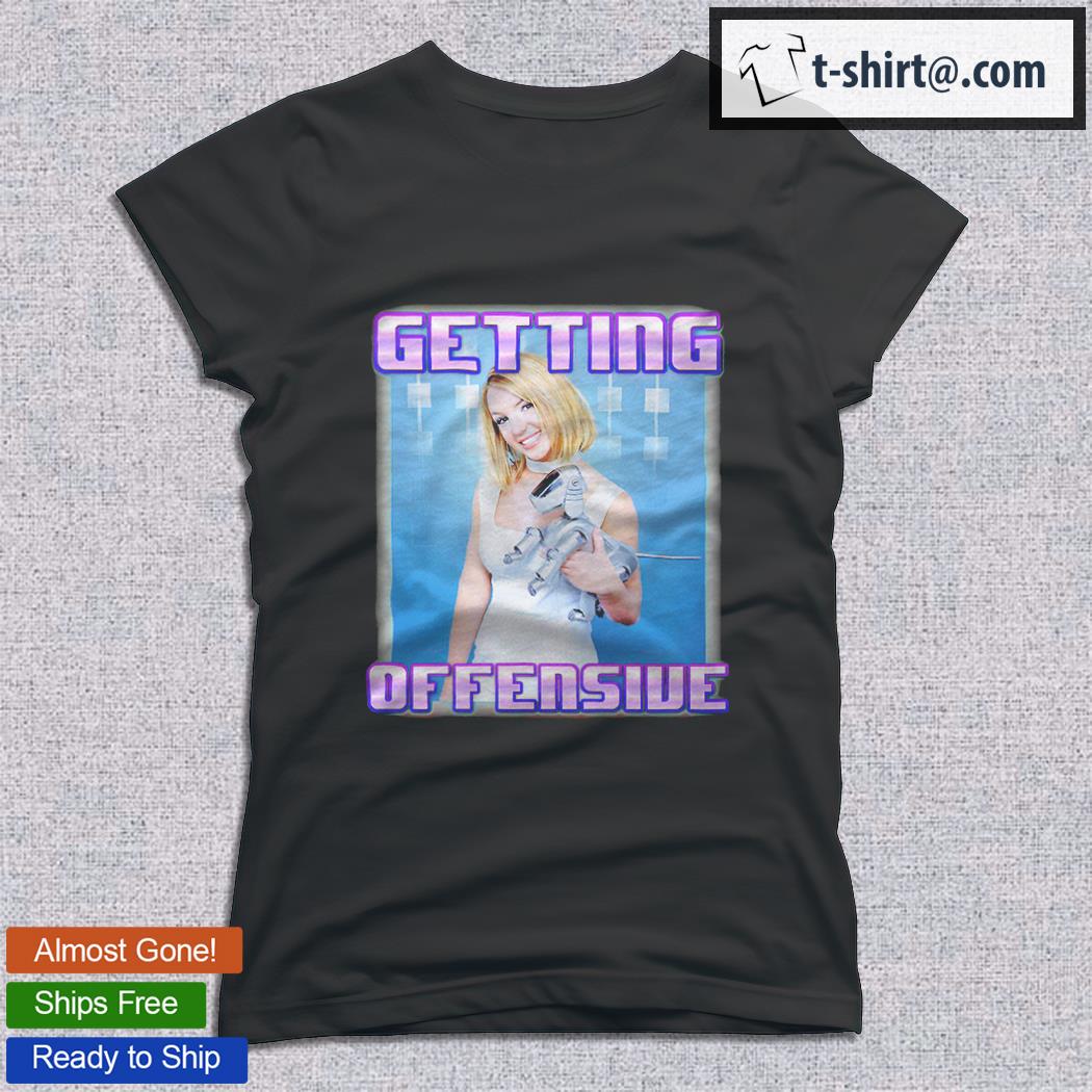 Britney Spears with a Sony Aibo photo T-shirt – Emilytees