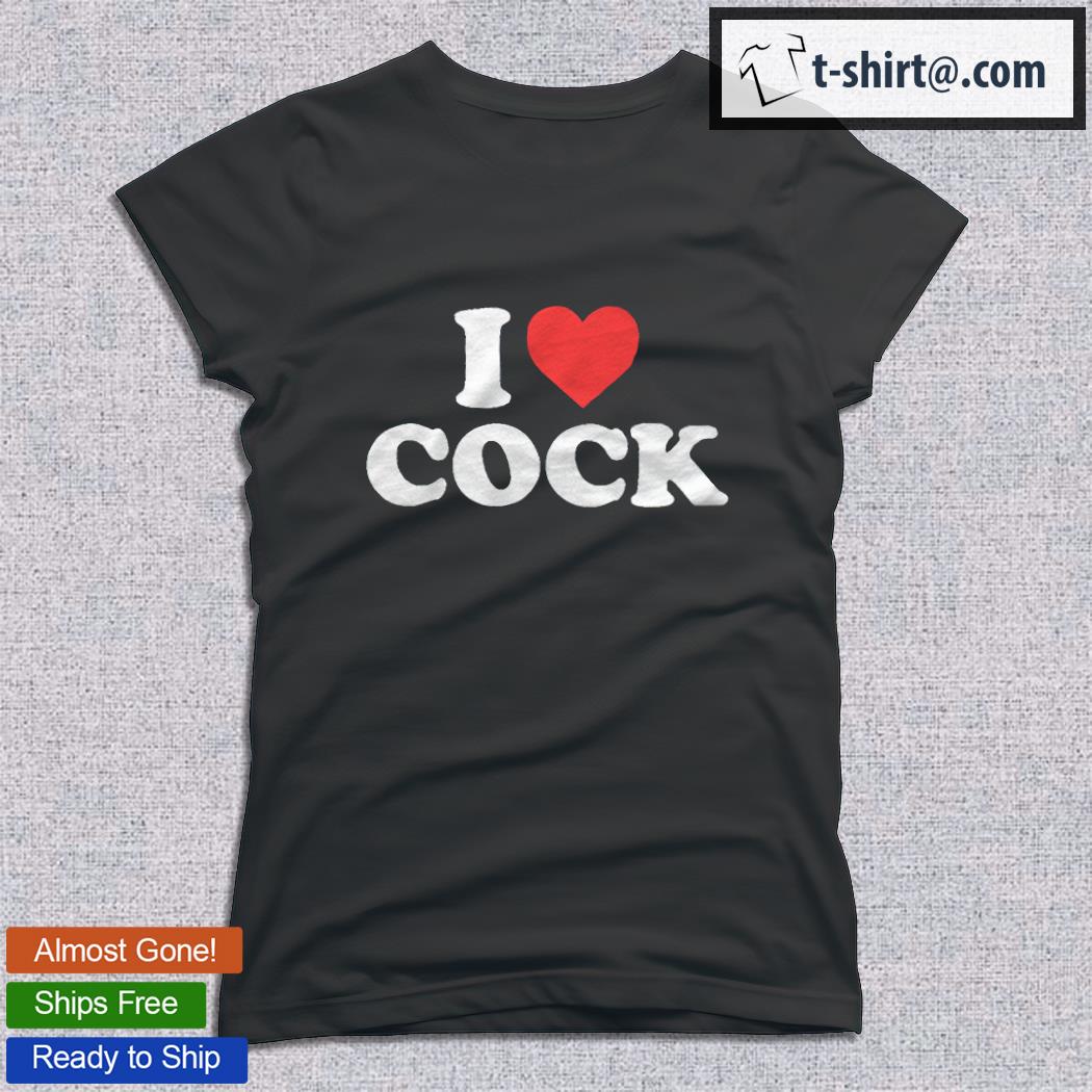 I love Cock heart logo T-shirt – Emilytees – Shop trending shirts in the  USA – Emilytees Fashion LLC – Store Emilytees.com Collection Home Page  Sports & Pop-culture Tee