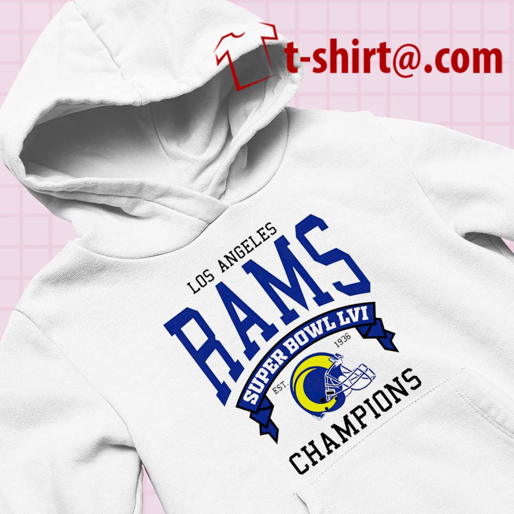 Los Angeles Rams Super Bowl LVI Champions est 1936 T-shirt – Emilytees –  Shop trending shirts in the USA – Emilytees Fashion LLC – Store   Collection Home Page Sports & Pop-culture Tee