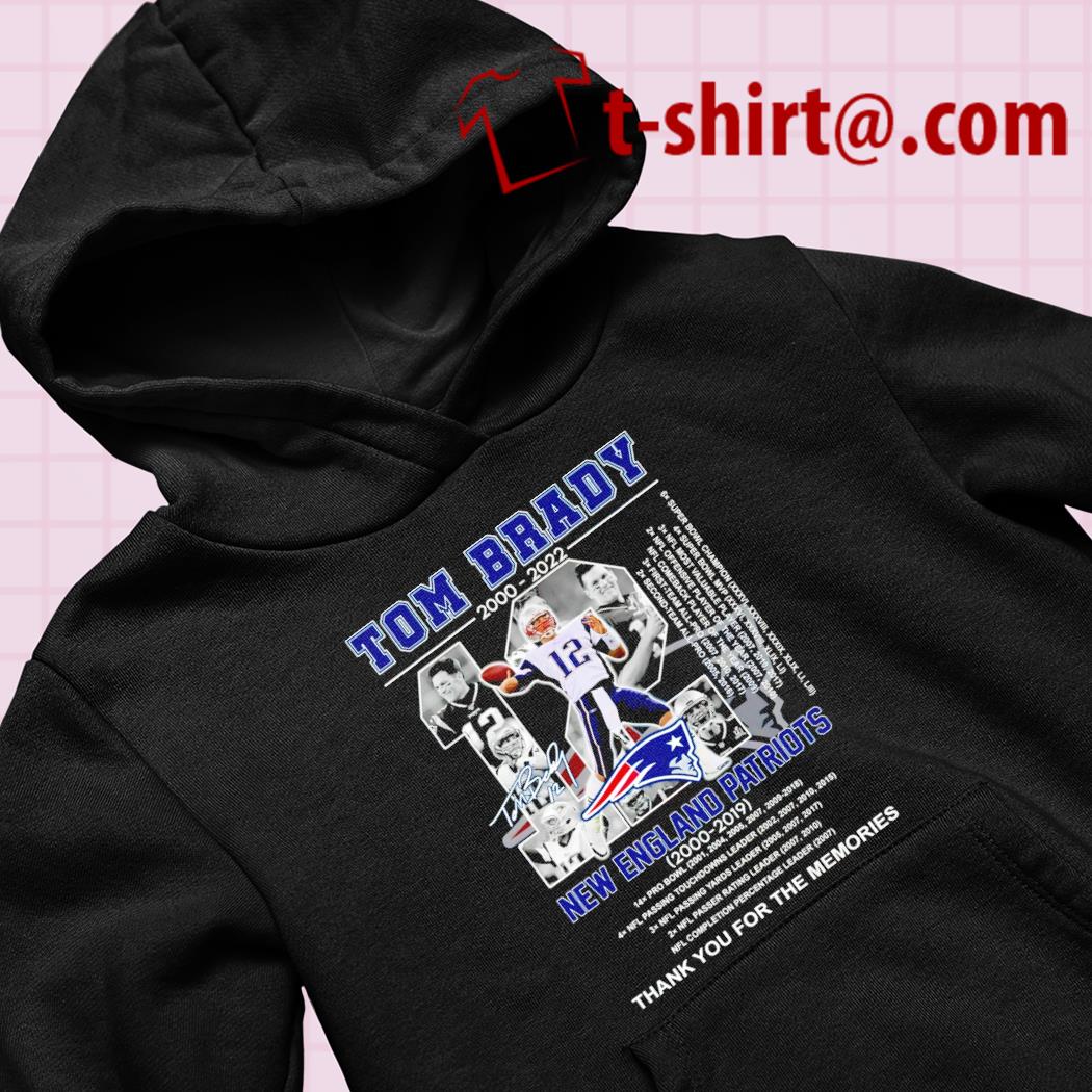 Tom Brady Signature New England Patriots 3D Hoodie All Over Printed -  T-shirts Low Price