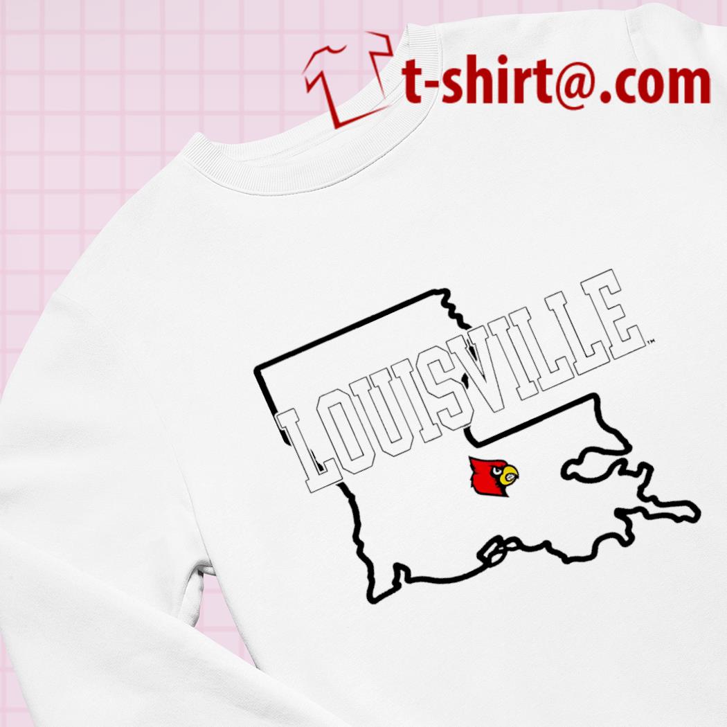 Louisville Cardinals Louisville map logo T-shirt – Emilytees – Shop  trending shirts in the USA – Emilytees Fashion LLC – Store   Collection Home Page Sports & Pop-culture Tee