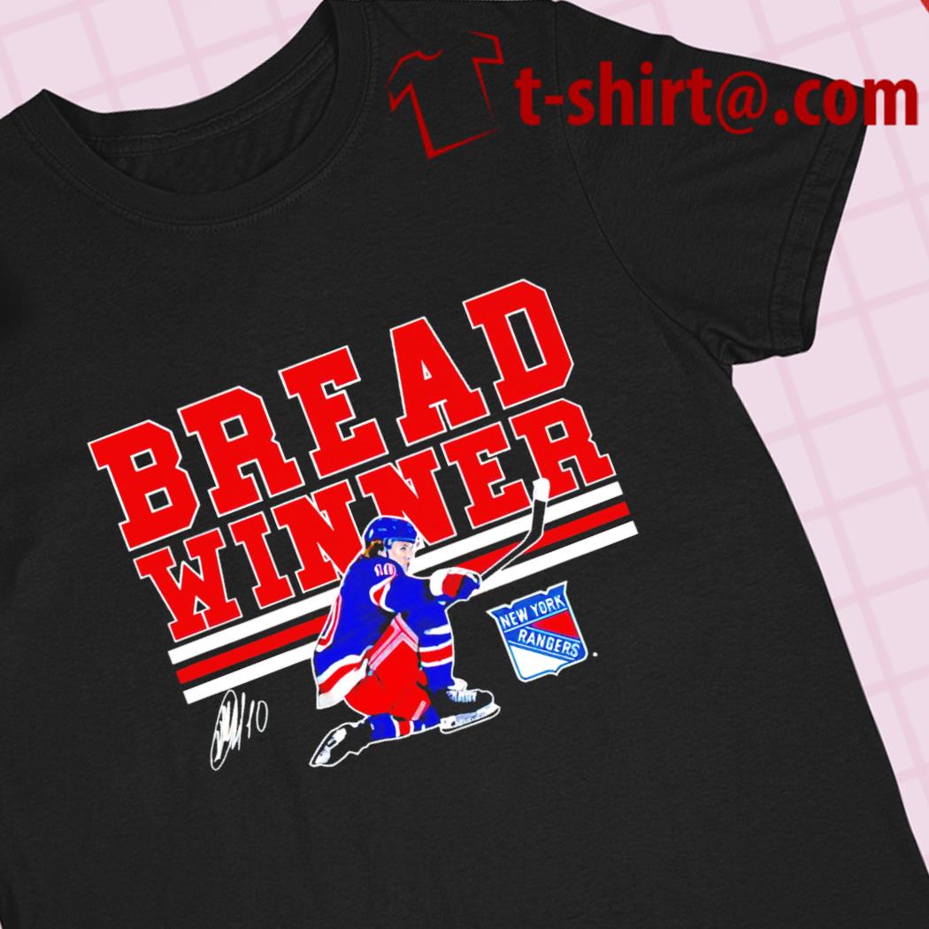 Youth Artemi Panarin Heathered Gray New York Rangers Bread Man T-Shirt