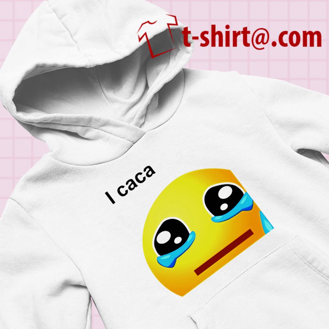 I caca crying emoji funny T shirt Emilytees Shop trending