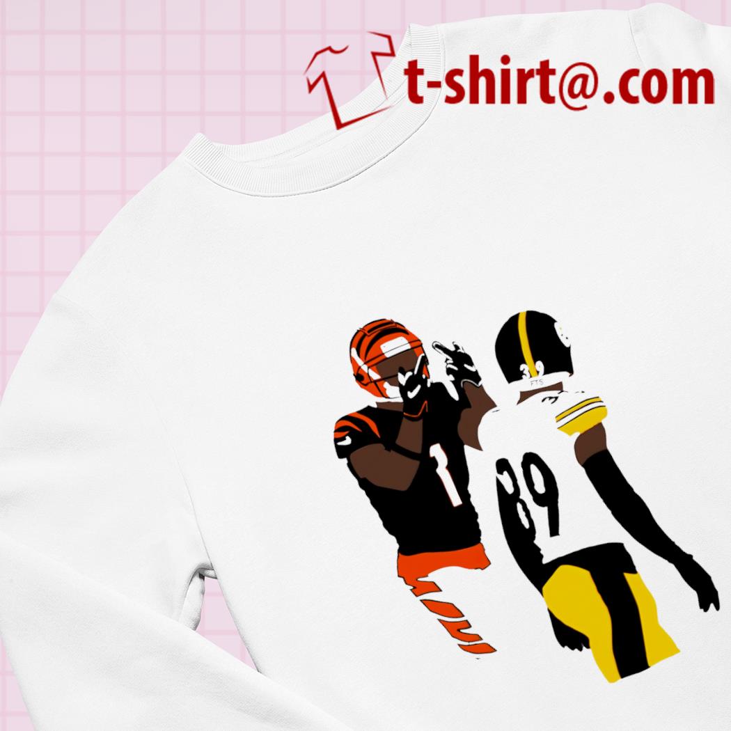 Ja'Marr Chase Middle Finger Minkah Fitzpatrick T-Shirt - Trends