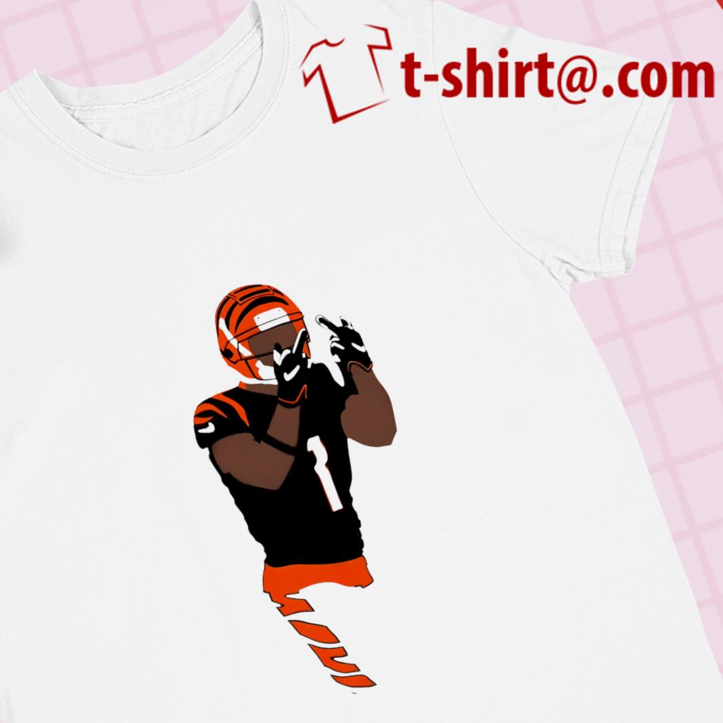 Ja'Marr Chase Middle Finger Minkah Fitzpatrick Football Shirt