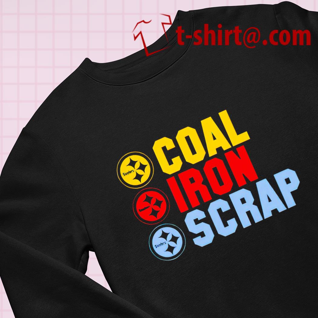 Pittsburgh Steelers coal iron scrap 2023 T-shirt – Emilytees