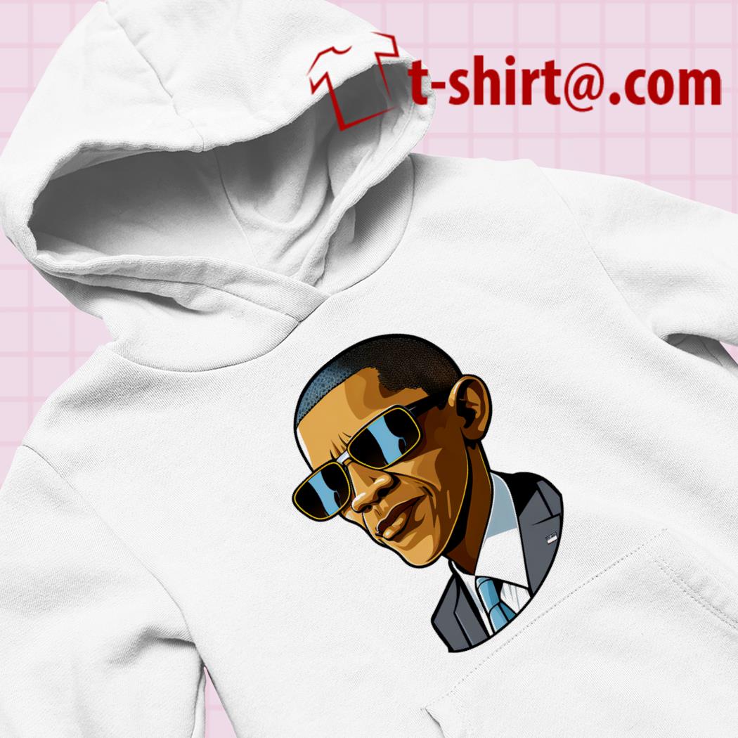 Barack Obama caricature funny 2023 T-shirt – Emilytees