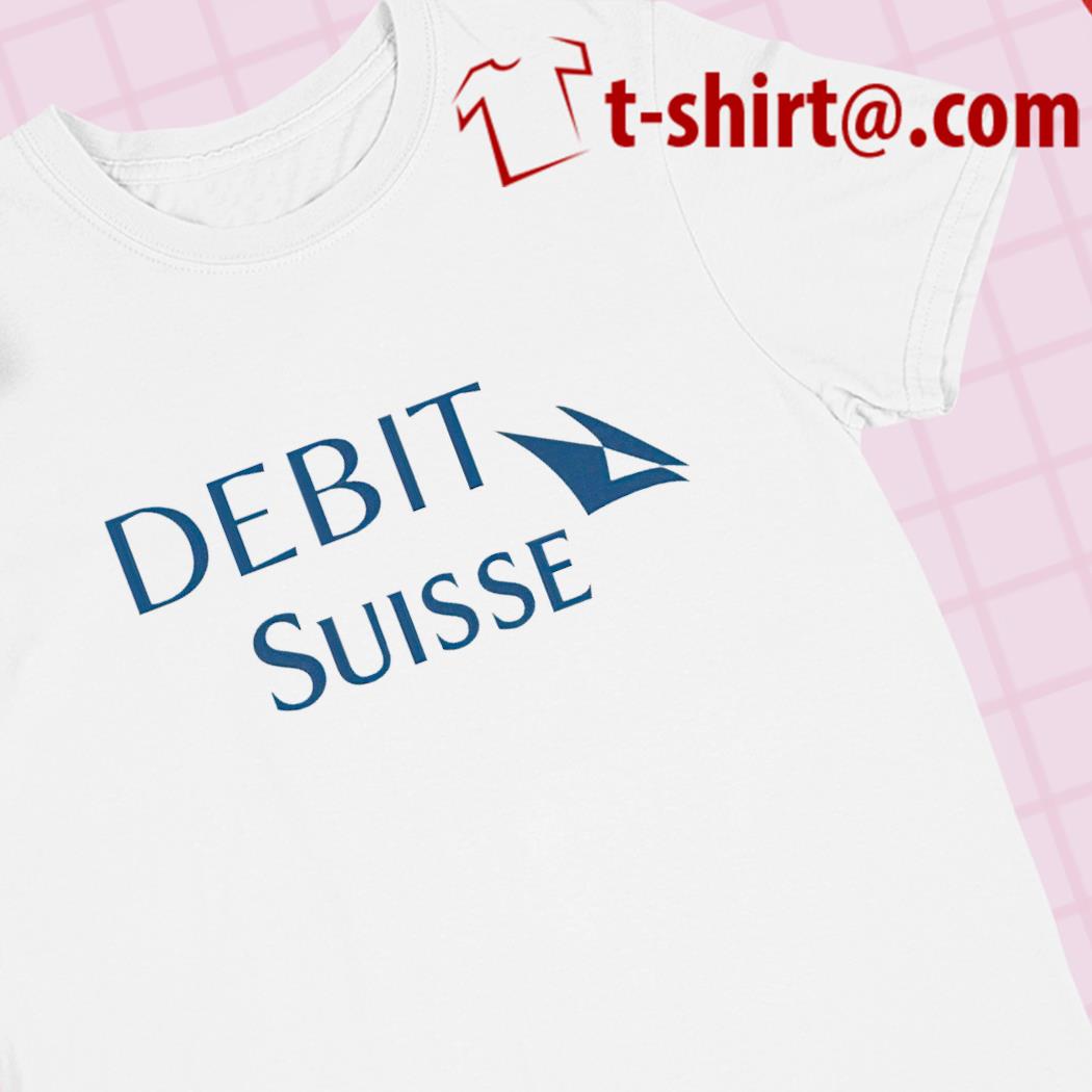 Debit Suisse logo 2023 T-shirt