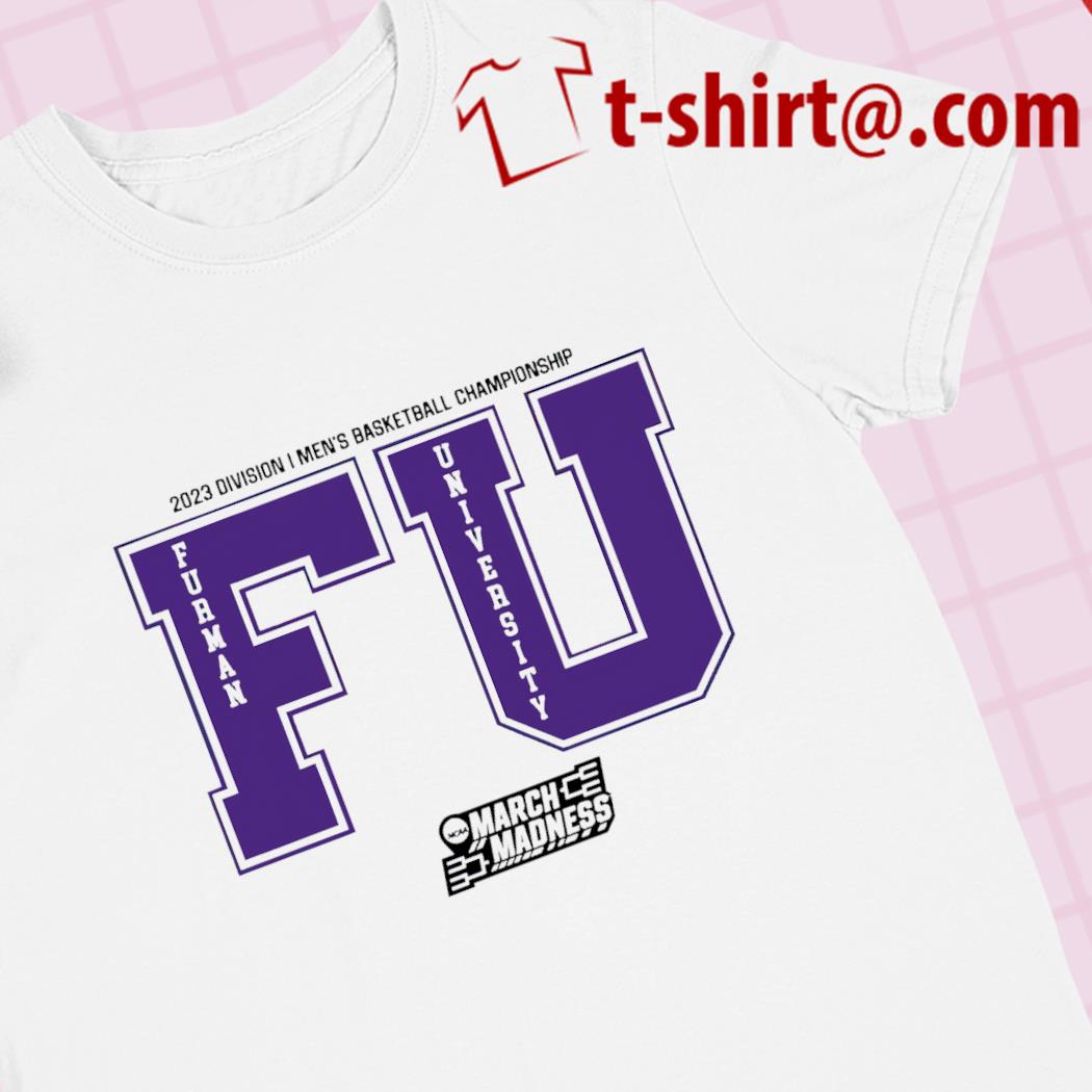 Furman Paladins 2023 Division I men's basketball Championship March Madness logo T-shirt