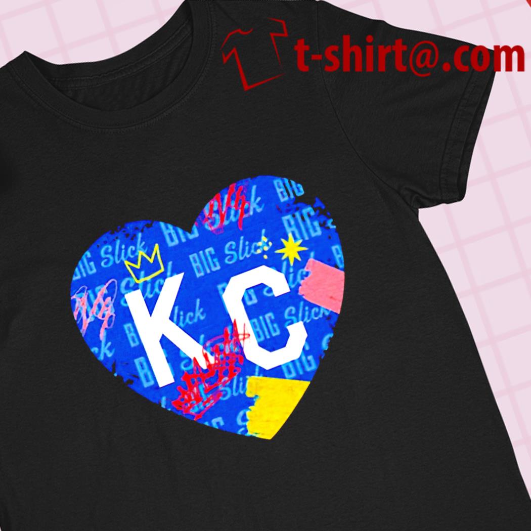 2023 Big Slick KC heart logo T-shirt