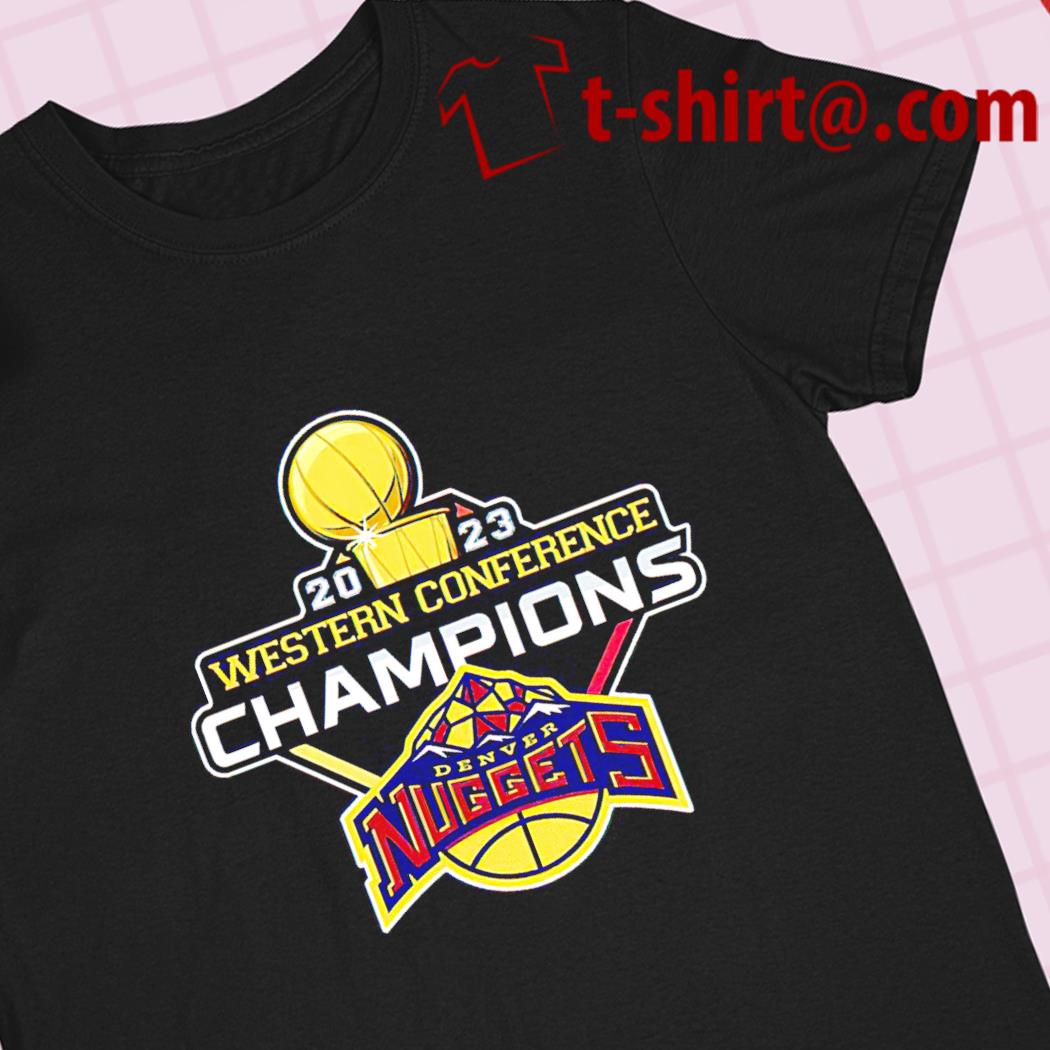2023 Western Conference Champions Denver Nuggets logo T-shirt