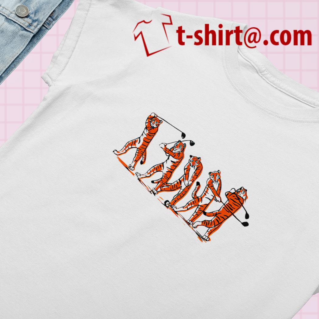 Golf tiger swing shirt, hoodie, sweater, long sleeve and tank top