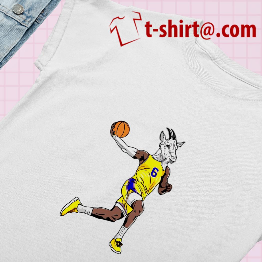 LeBron James goat shot #6 basketball funny T-shirt – Emilytees – Shop  trending shirts in the USA – Emilytees Fashion LLC – Store   Collection Home Page Sports & Pop-culture Tee