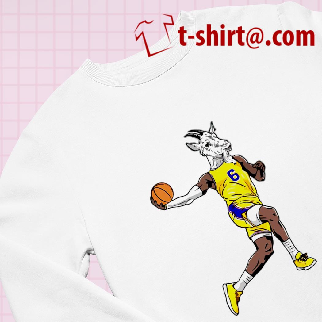 LeBron James goat shot #6 basketball funny T-shirt – Emilytees – Shop  trending shirts in the USA – Emilytees Fashion LLC – Store   Collection Home Page Sports & Pop-culture Tee