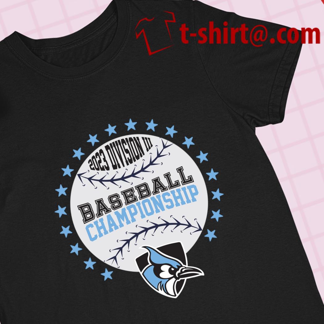 Women's Light Blue Johns Hopkins Blue Jays Baseball T-Shirt