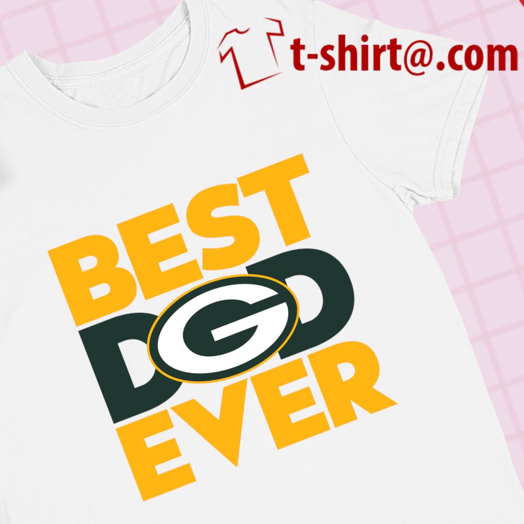Top best dad ever NFL Green Bay Packers logo 2023 T-shirt