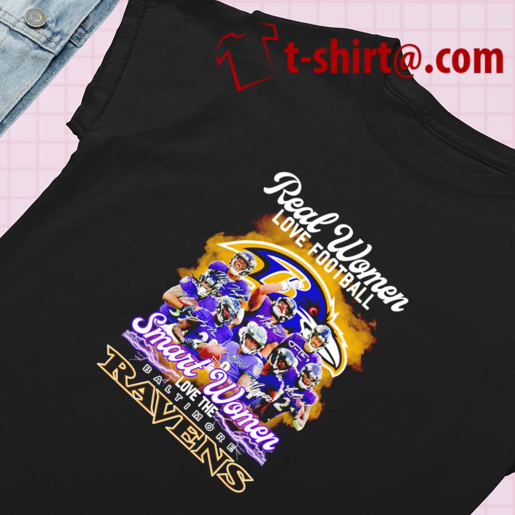 Real Women Love Football The Sexiest Women Love The Baltimore Ravens  Signatures T-shirt,Sweater, Hoodie, And Long Sleeved, Ladies, Tank Top