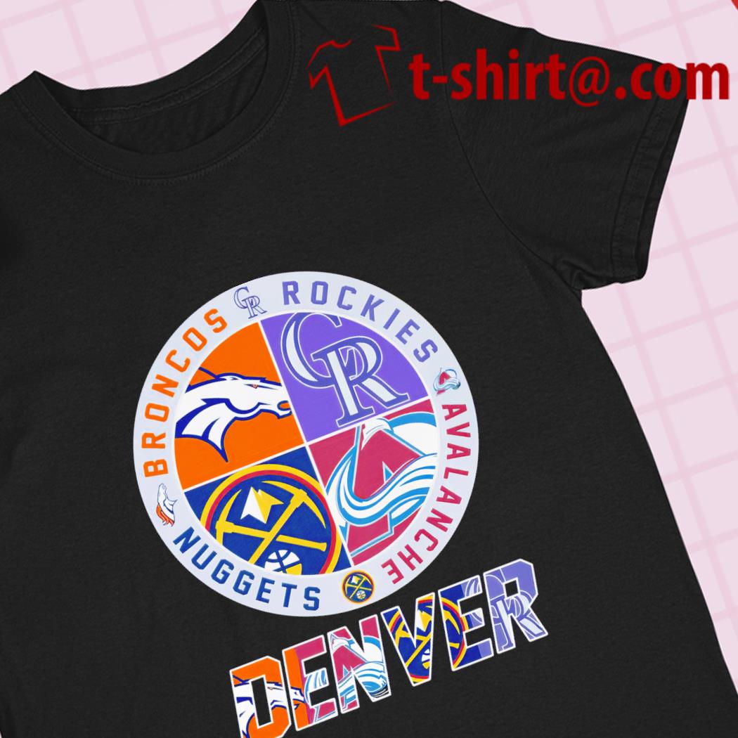 Denver Nugget Denver Broncos and Avalanche Denver official logo