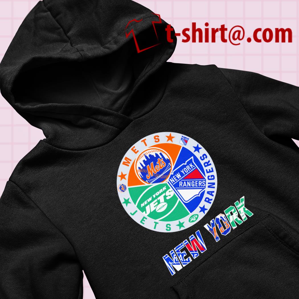 New York Jets Mets Rangers sport teams logo shirt, hoodie, sweater