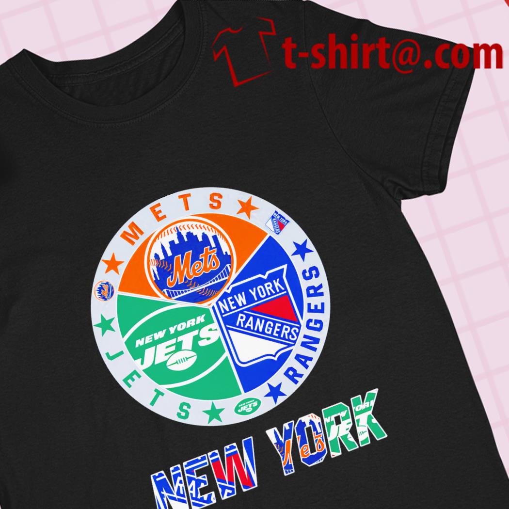 Funny new York Rangers Mets Jets 3 teams sports circle logo shirt –  Emilytees – Shop trending shirts in the USA – Emilytees Fashion LLC – Store   Collection Home Page Sports