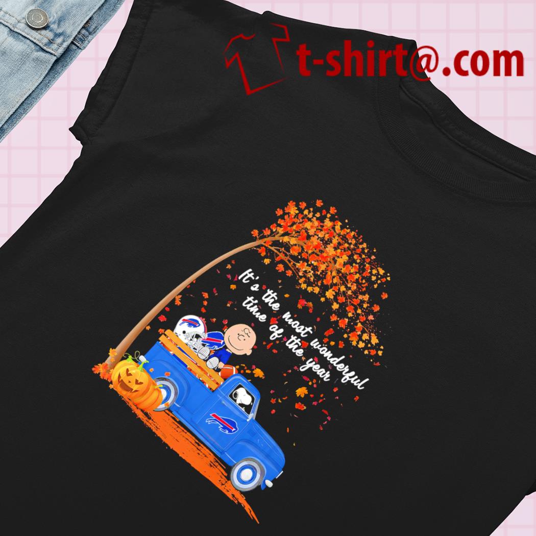 Funny peanuts Charlie Brown character it's the most wonderful time of the  year Buffalo Bills logo shirt – Emilytees – Shop trending shirts in the USA  – Emilytees Fashion LLC – Store