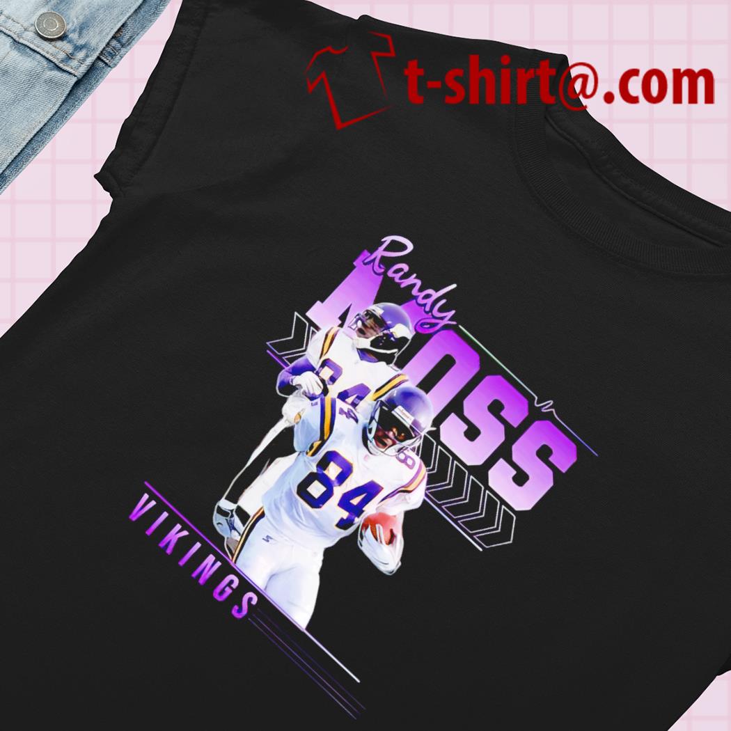 Randy Moss 84 Minnesota Vikings football player Vintage gift shirt