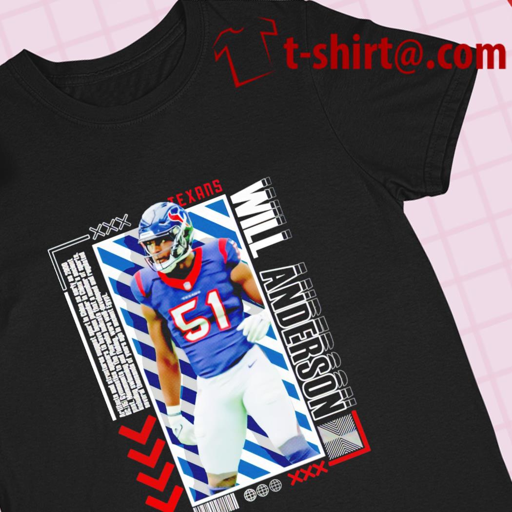 Awesome houston Texans football 51 Will Anderson Jr player pose poster Us  gift shirt – Emilytees – Shop trending shirts in the USA – Emilytees  Fashion LLC – Store  Collection Home