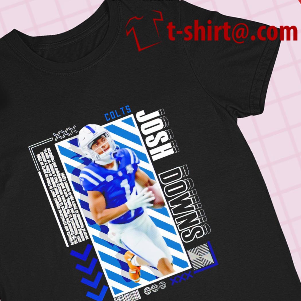 Indianapolis Colts football 1 Josh Downs player pose poster Us gift shirt,  hoodie, sweater, long sleeve and tank top