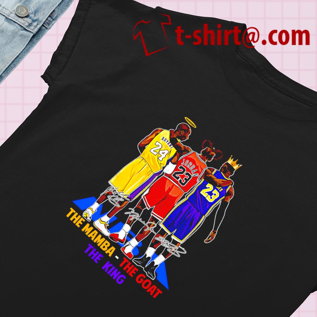 T Shirt With Print Basketball Legend/kobe Bryant/michael Jordan