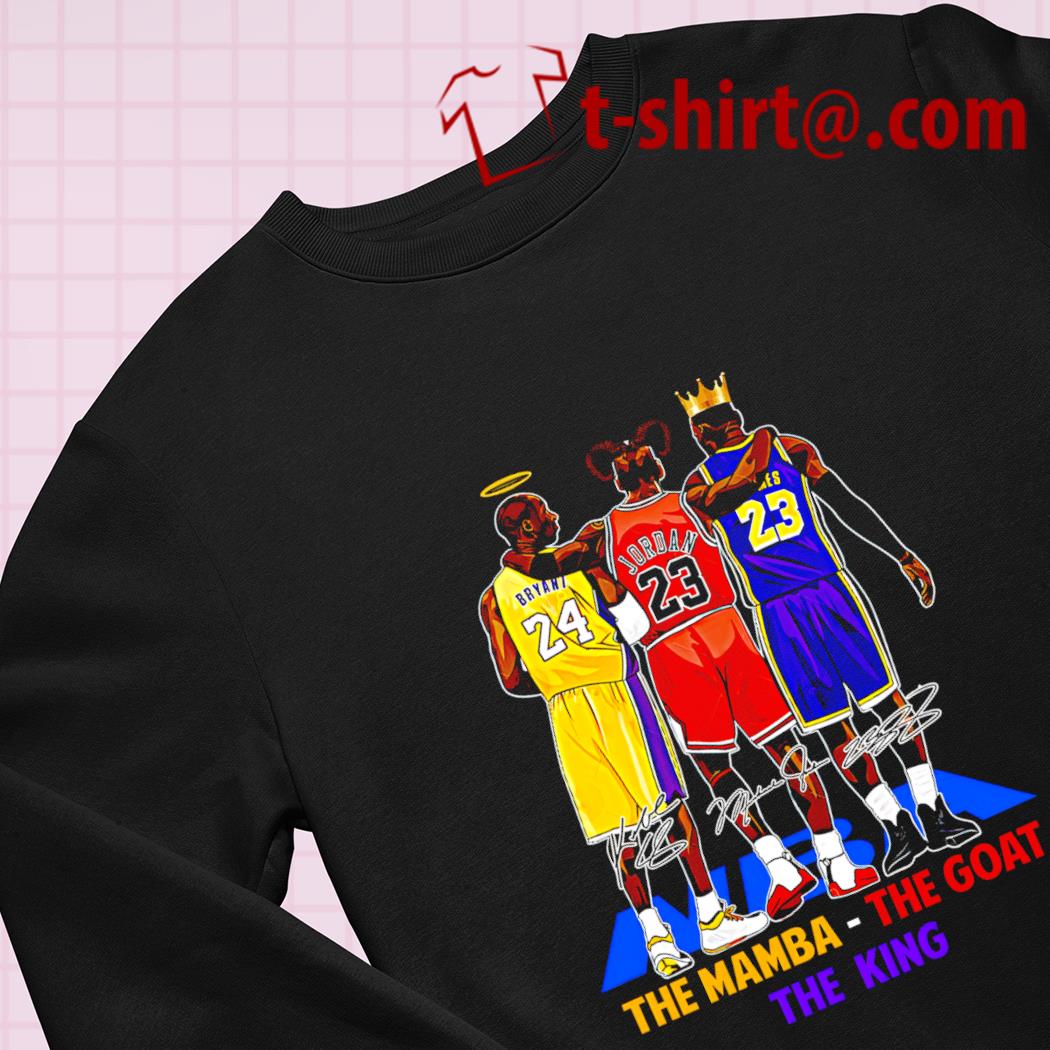 Kobe Bryant Michael Jordan and lebron james legends friends shirt, hoodie,  tank top, sweater
