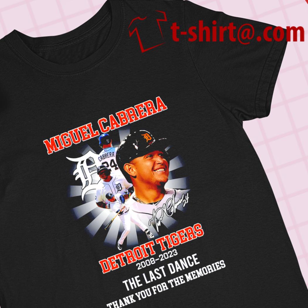 Miguel Cabrera Detroit Tigers 2008 2023 The Last Dance Thank You
