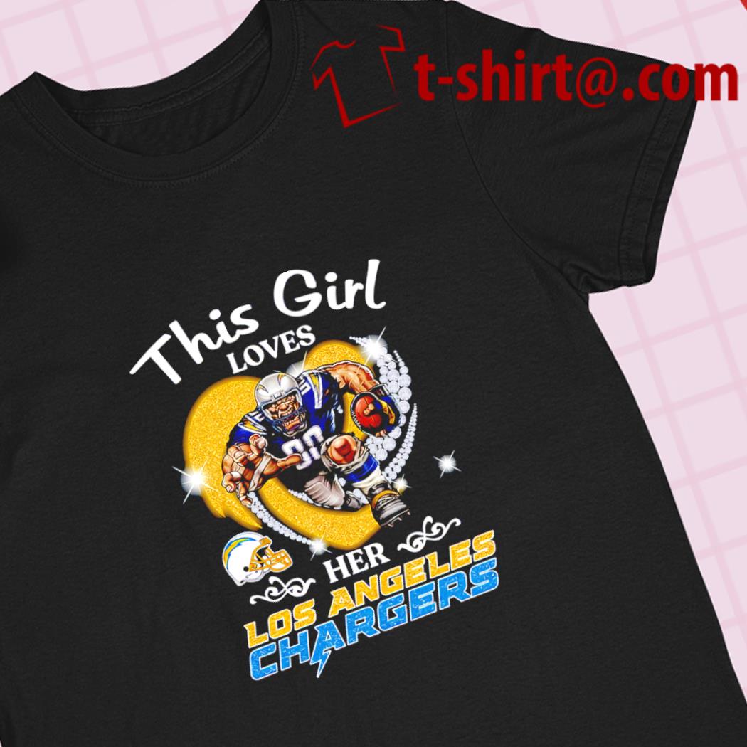 Chargers best sale girl shirts