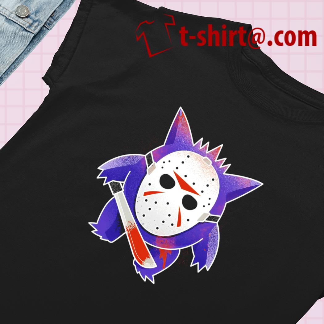 Nice pokemon Gengar Jason Voorhees Friday the 13th parody funny shirt –  Emilytees – Shop trending shirts in the USA – Emilytees Fashion LLC – Store  Emilytees.com Collection Home Page Sports &