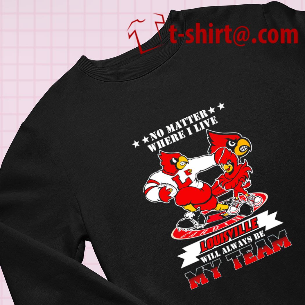 Louisville Athletics Louisville Cardinals Mascot logo Team t-shirt, hoodie,  sweater, long sleeve and tank top